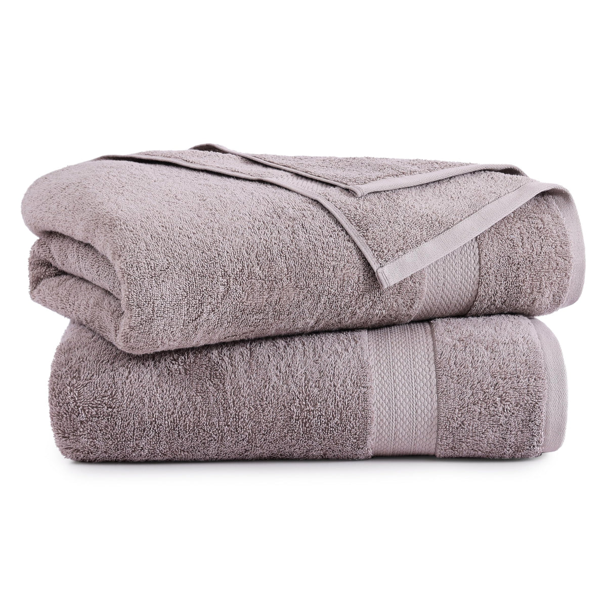Lane Linen 2 Piece Bath Sheet Set - Platinum