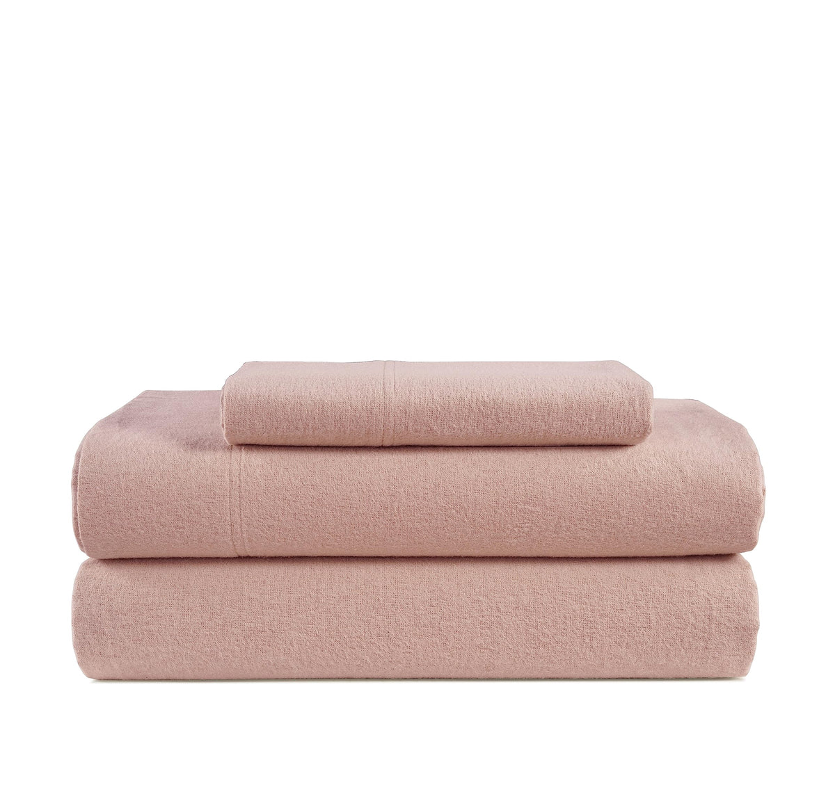 Lane Linen 100% cotton flannel sheet set in Sepia Rose, Twin and Twin XL