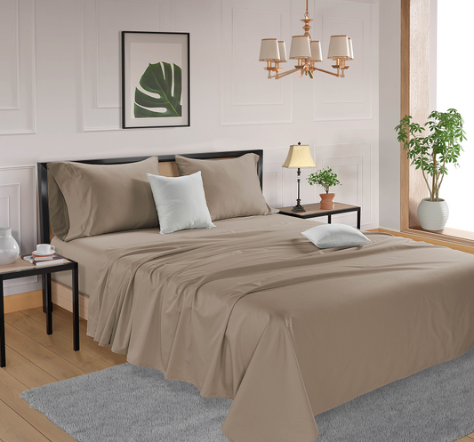 600 Thread count-Taupe