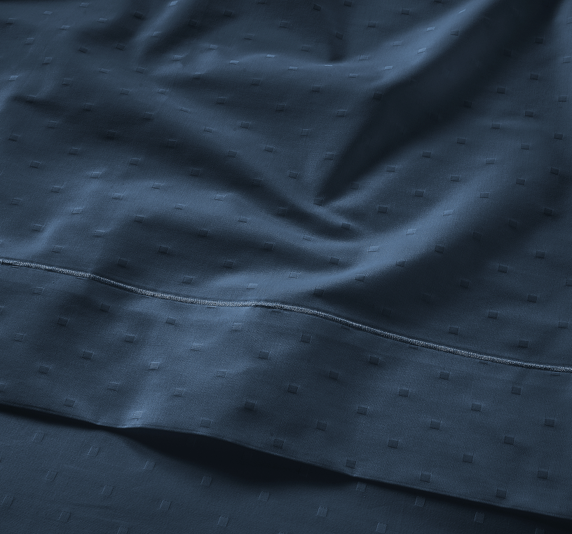 1000 Thread Count-Swiss Dot-Estate blue