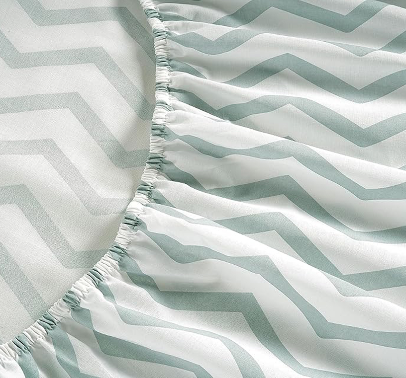 450 Thread Count Chevron Cool Blue