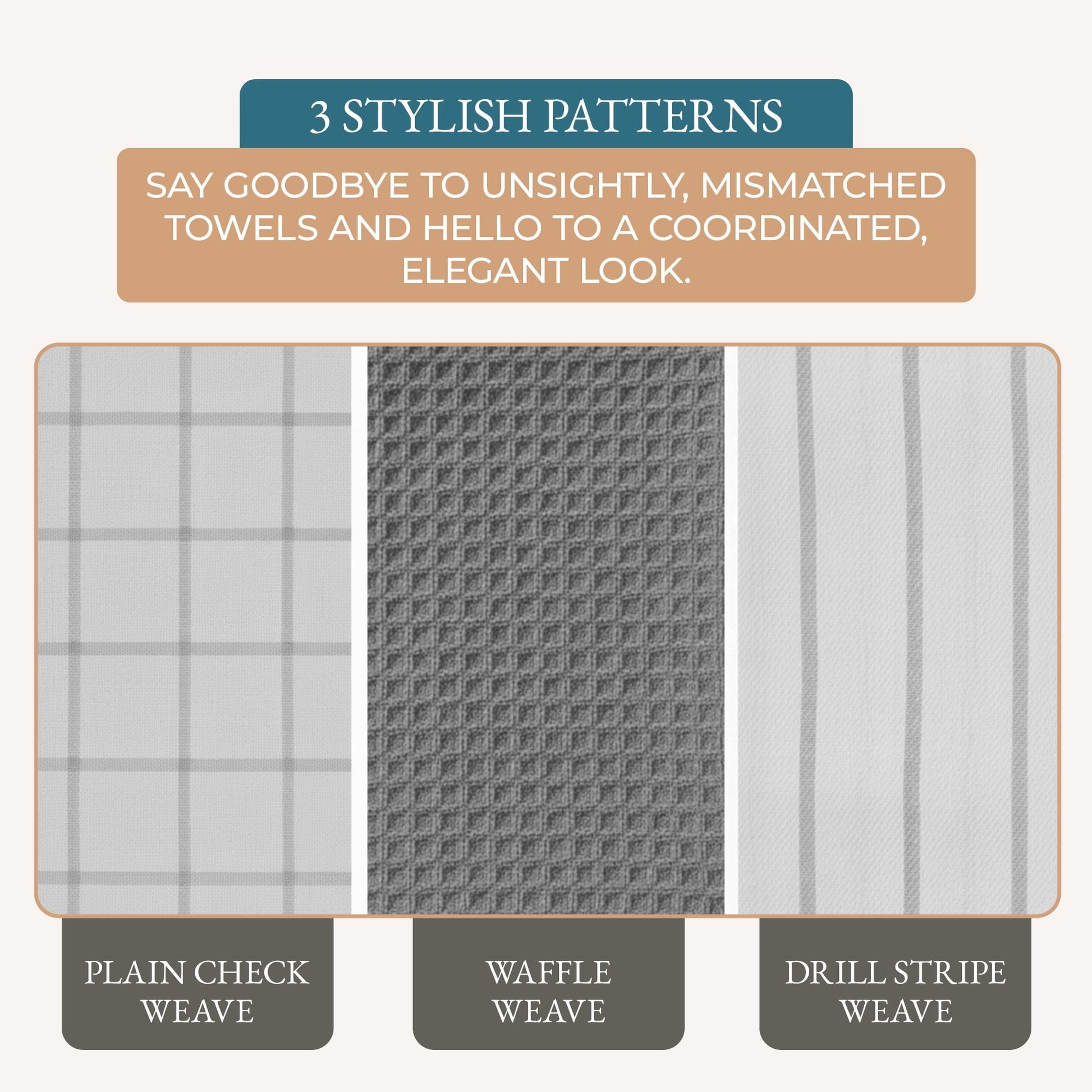 Multi-Weave Kitchen Towel Set