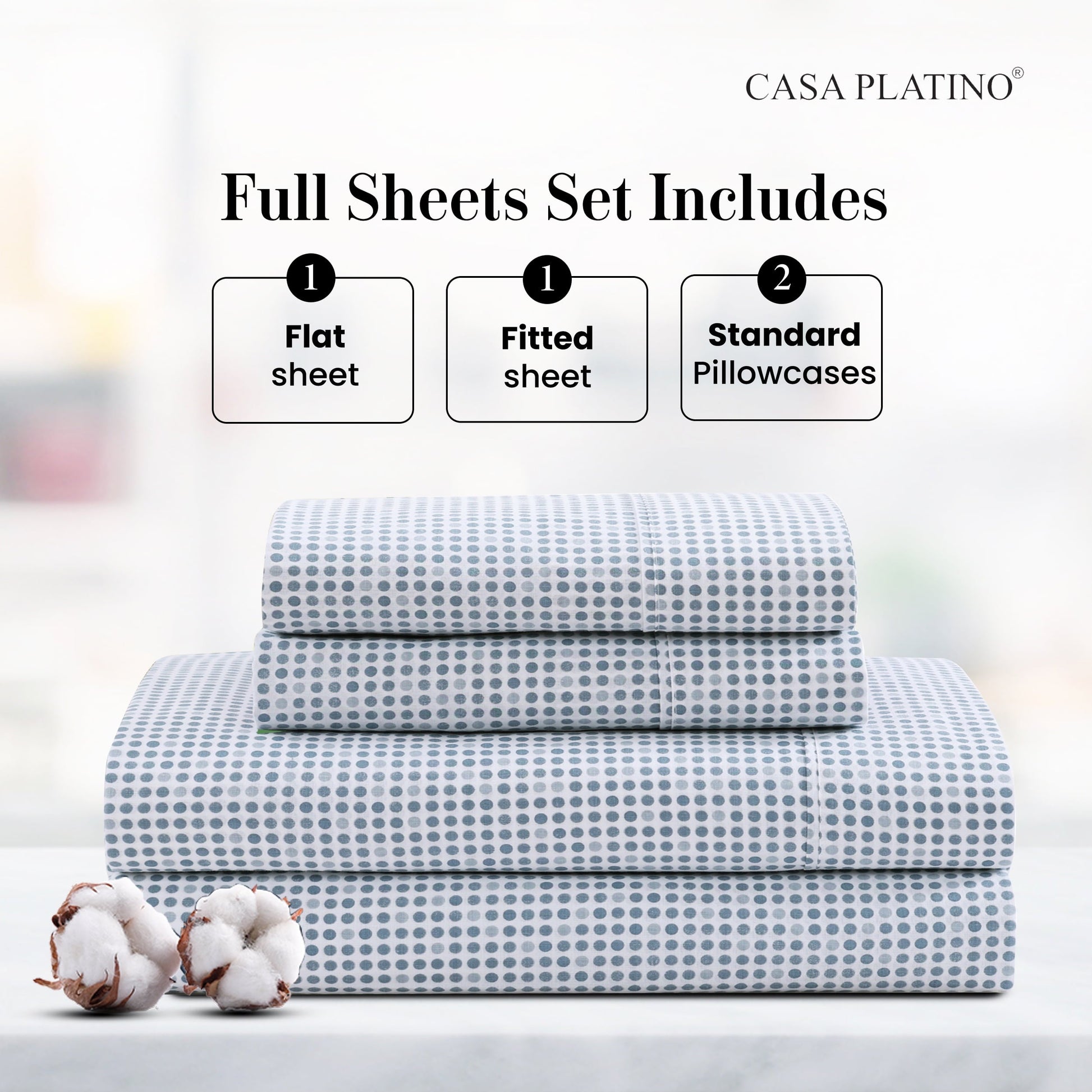 Percale Cotton Sheet Set