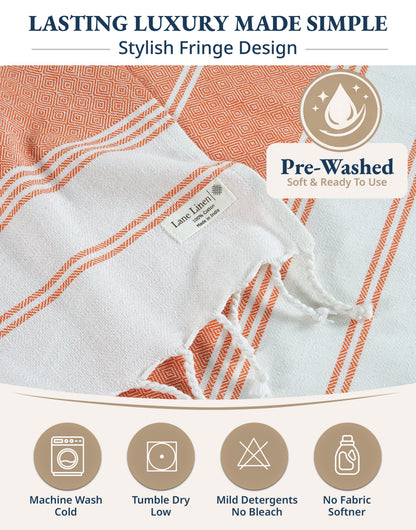1 PIECE TURKISH BEACH TOWEL-BIRD-OF-PARADISE