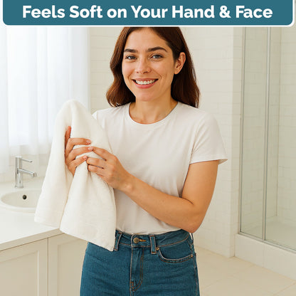 6-Piece Cotton Hand Towels Set cp-gallery: color=White; size=6 Piece Set