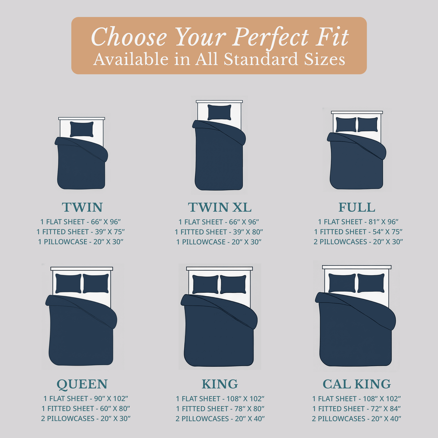 Flannel Sheet Set cp-gallery: color=Estate Blue