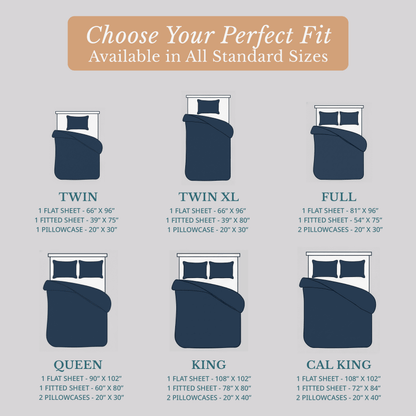 Flannel Sheet Set cp-gallery: color=Estate Blue