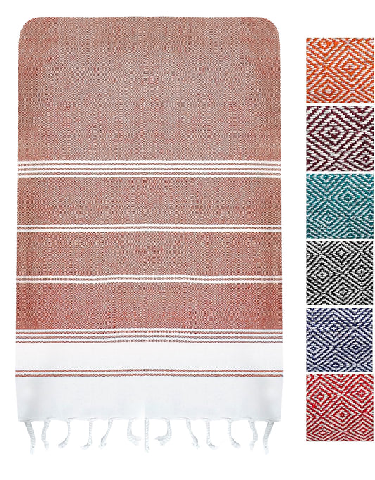 1 PIECE TURKISH BEACH TOWEL-BIRD-OF-PARADISE