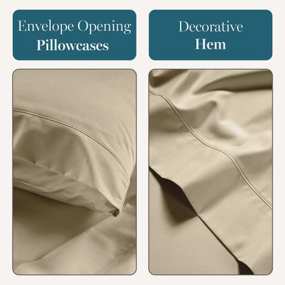 1000 Thread Count Egyptian Cotton Sheet Set cp-gallery: color=Linen