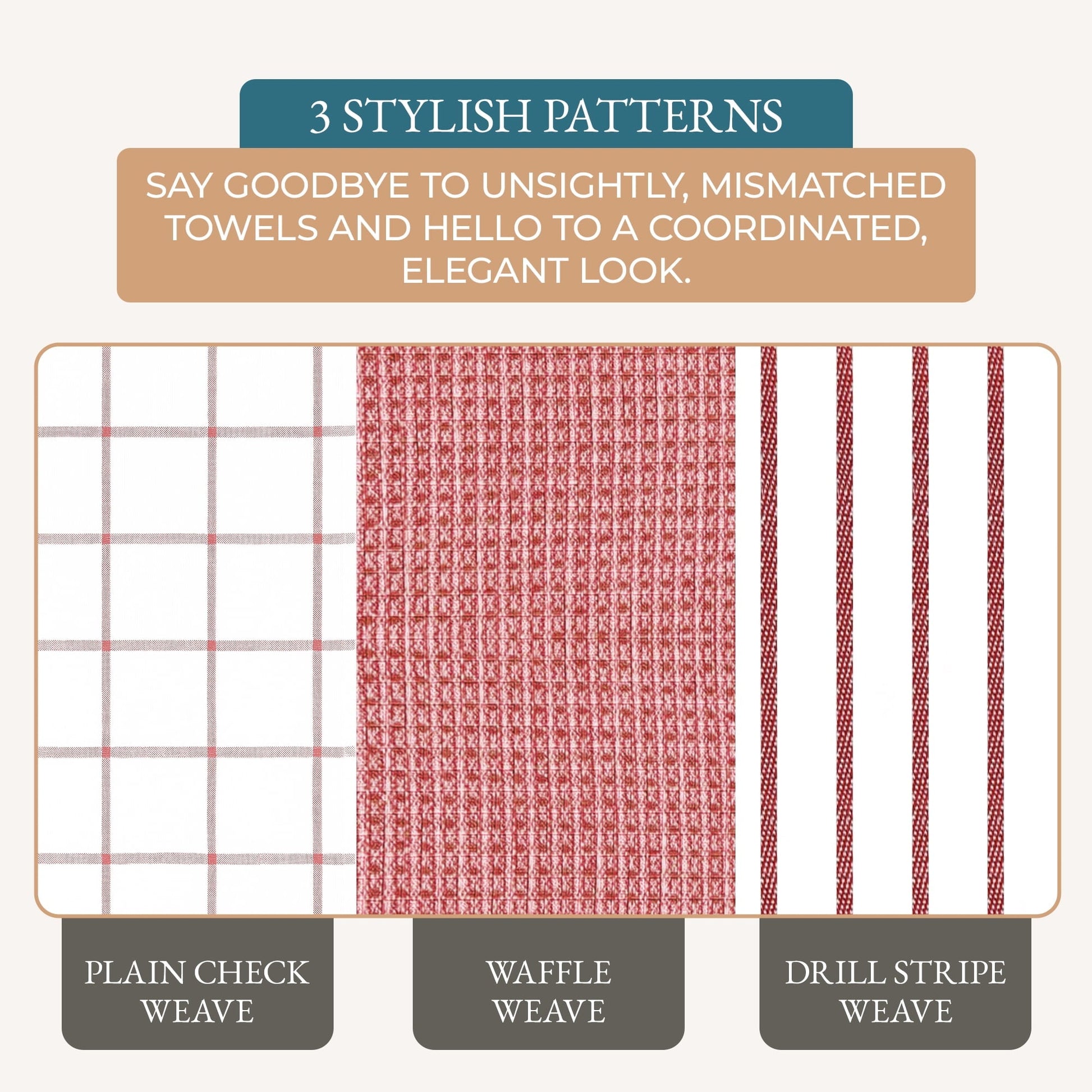 Multi-Weave Kitchen Towel Set