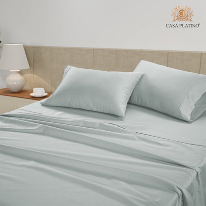 450 Thread Count Cotton Sheet Set cp-gallery: color=Ballad Blue