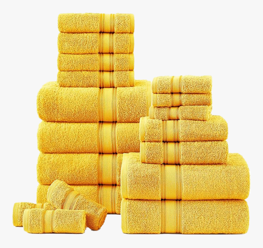 18 Piece Towel set-Mimosa