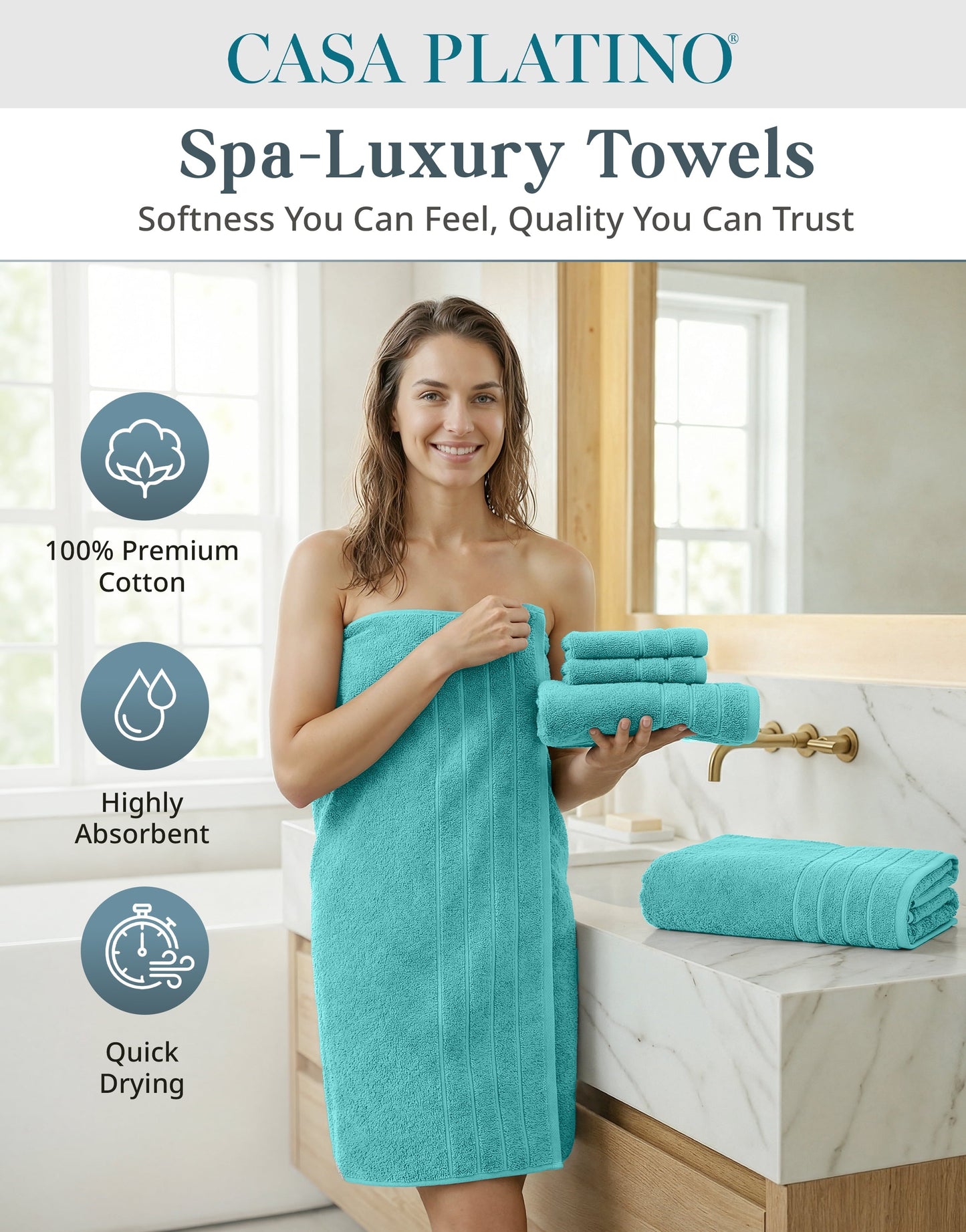 18-Piece Cotton Bath Towel Set cp-gallery: color=Aqua Sky; size=18 Piece Set