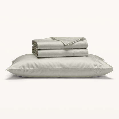 1000 Thread Count Sheet Set - Mineral - folded sheets with one pillowcase