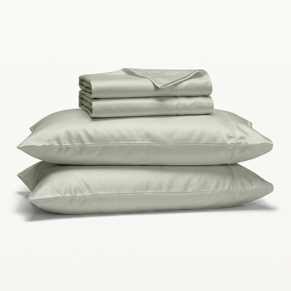 1000 Thread Count Sheet Set - Mineral - folded sheets with two pillowcases