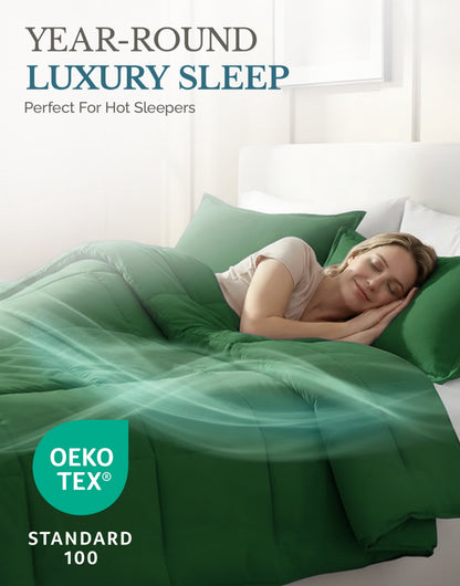 Down-Alternative Comforter cp-gallery: color=Olive Green
