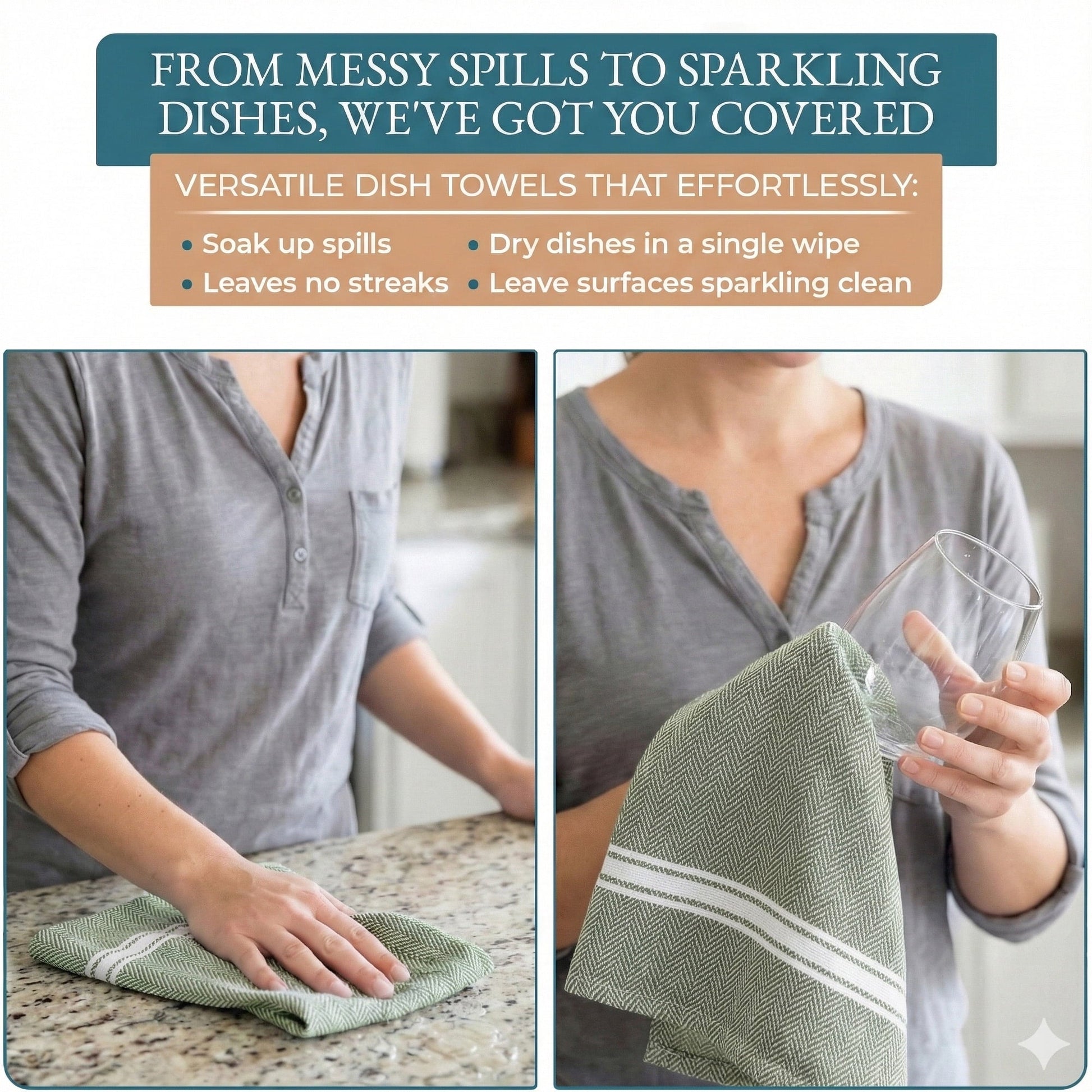 Herringbone Kitchen Towel Set
