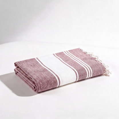 Turkish Beach Towel, Set of 1 - Fired Brick