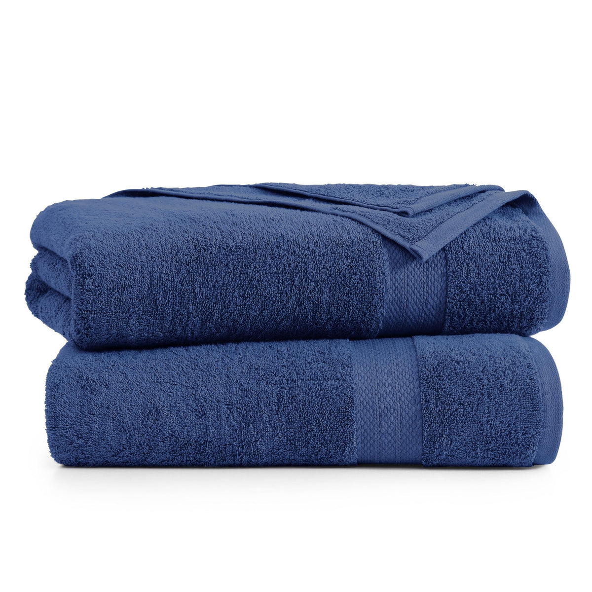 2 Piece Bath Sheet Set - Navy