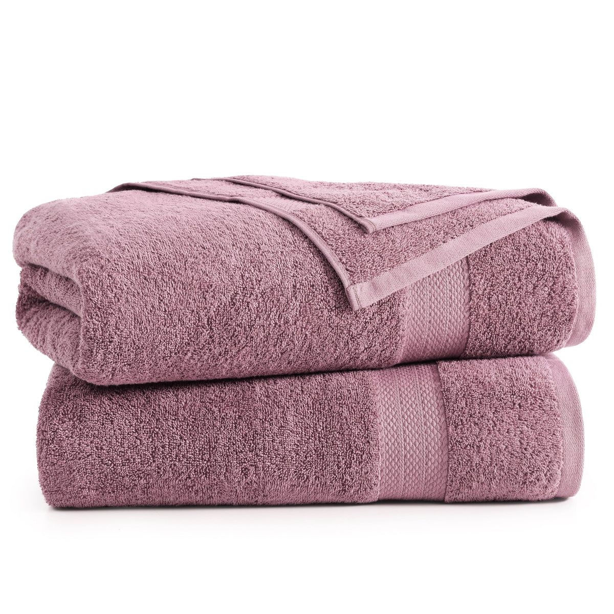 2 Piece Bath Sheet Set - Wishful Mauve