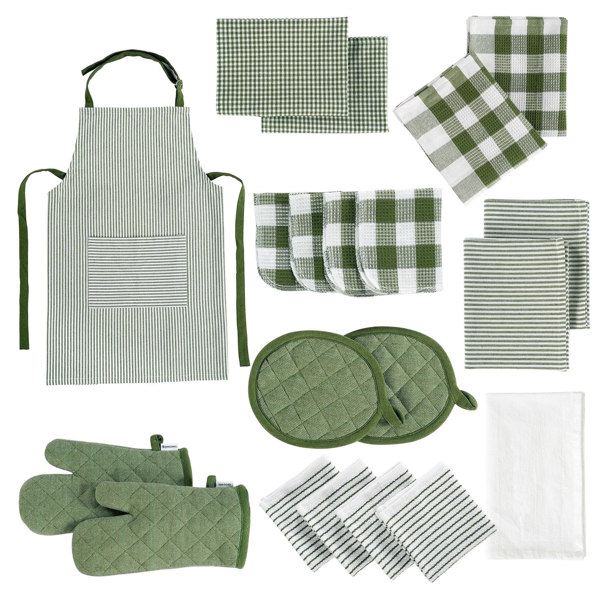 20-Piece Kitchen Towel Set Cotton Dish Towels