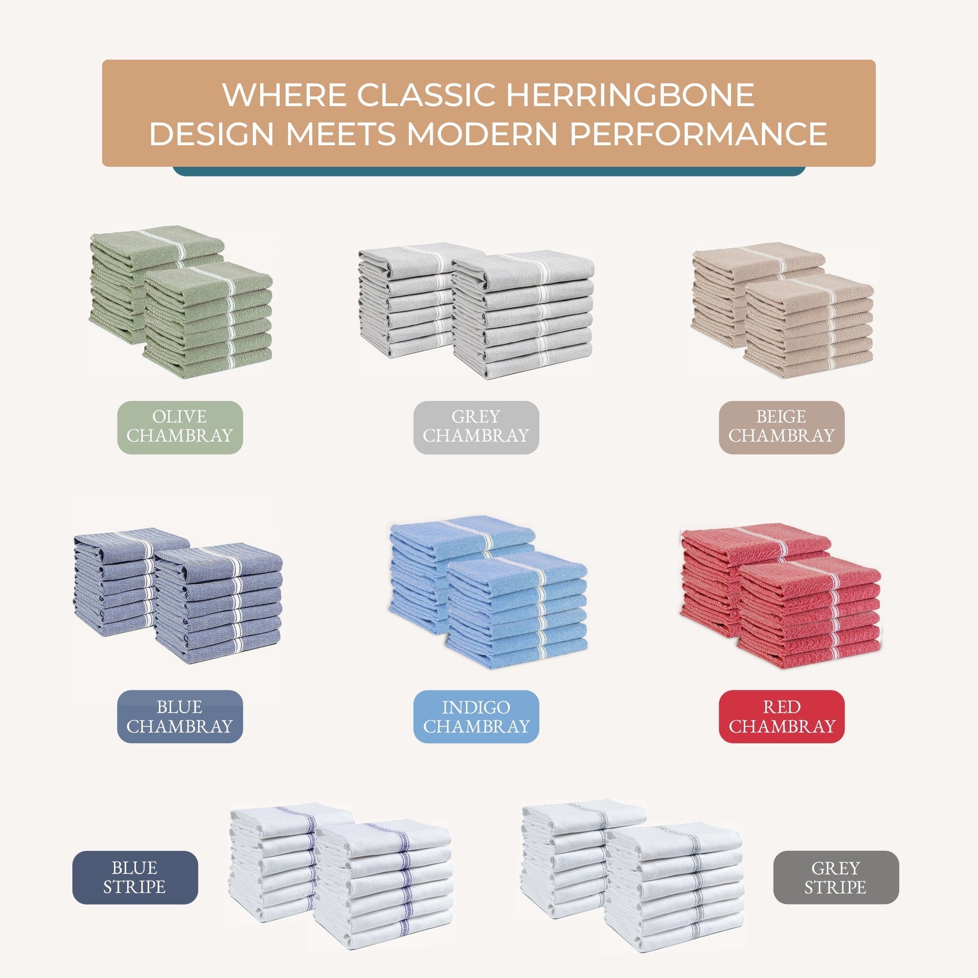 Herringbone Kitchen Towel Set