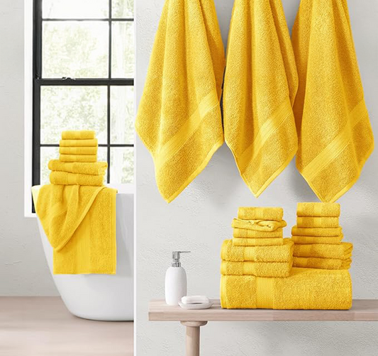 24 Piece Towel set-Mimosa