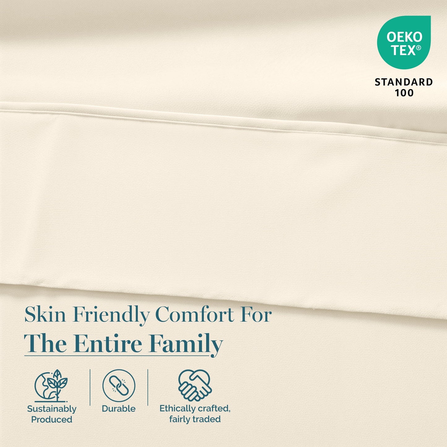 450 Thread Count Cotton Sheet Set cp-gallery: color=Ivory