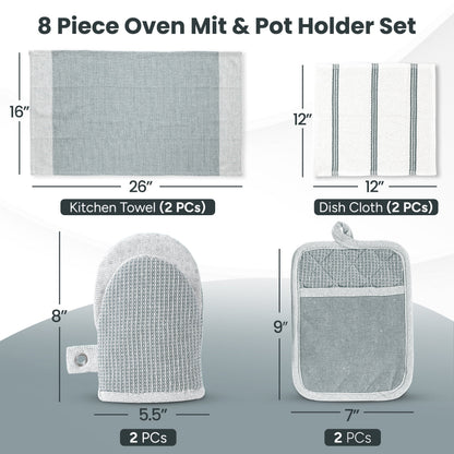 Kitchen Set - Oven Mitts, Pot Holders & Towels cp-gallery: all=true
