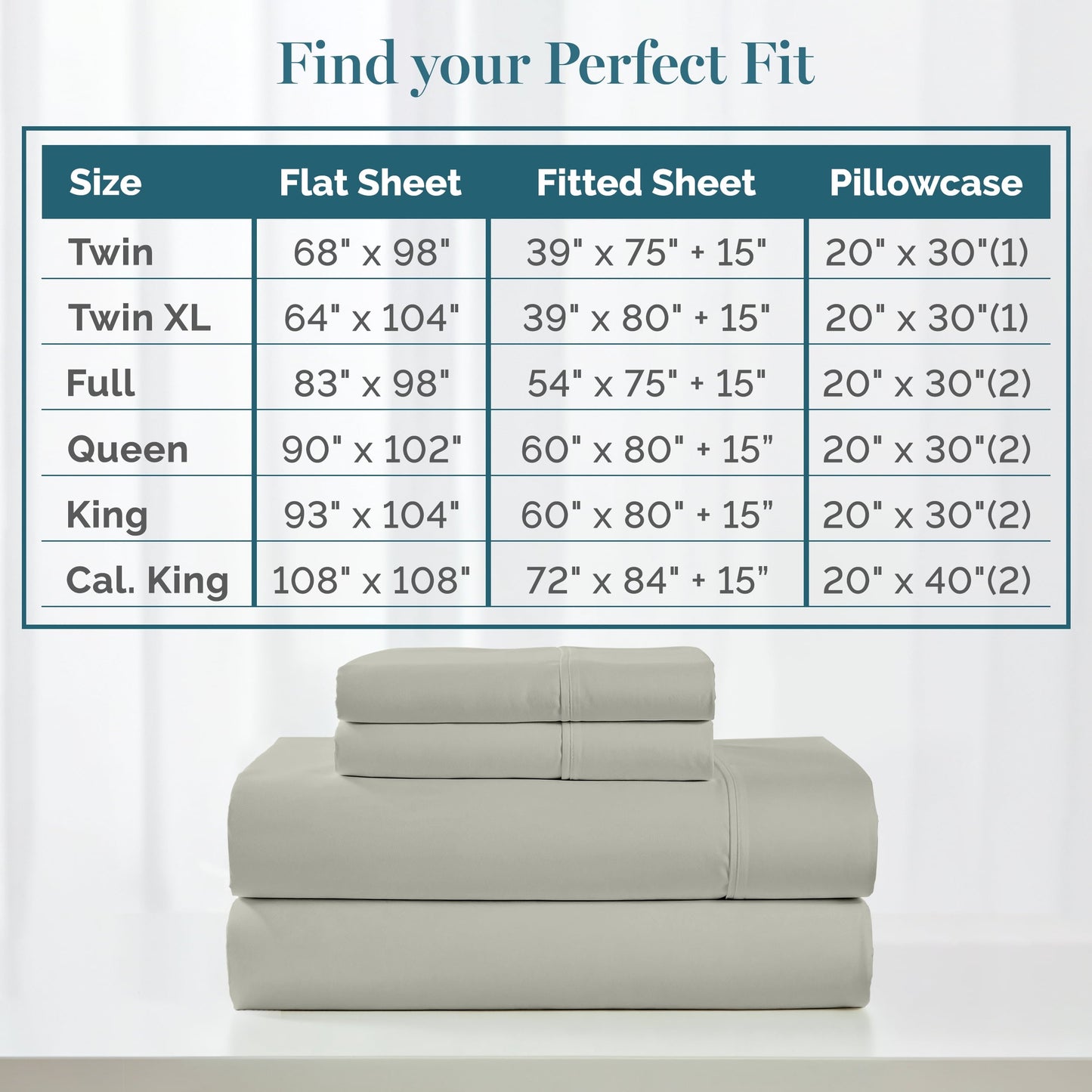 450 Thread Count Cotton Sheet Set cp-gallery: color=Moonstruck