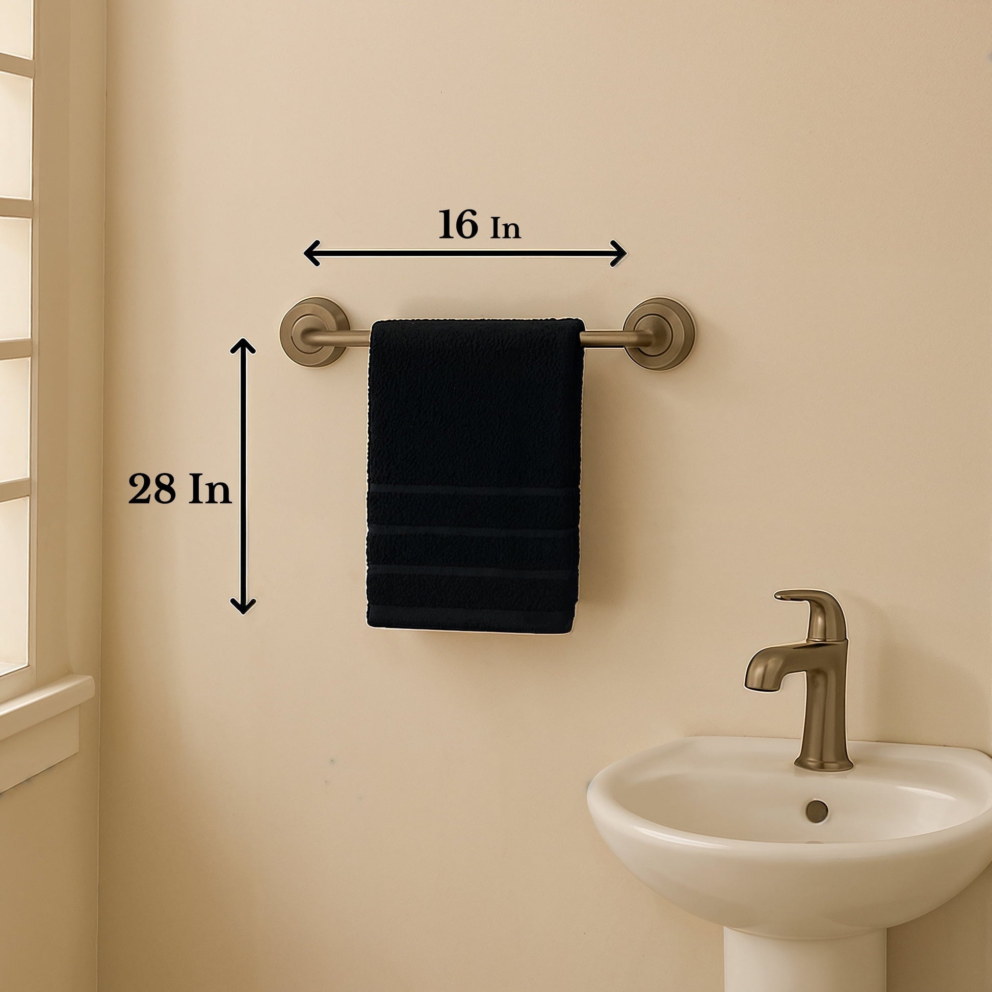 4-Piece Cotton Hand Towels Set