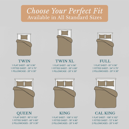 Flannel Sheet Set cp-gallery: color=Taupe
