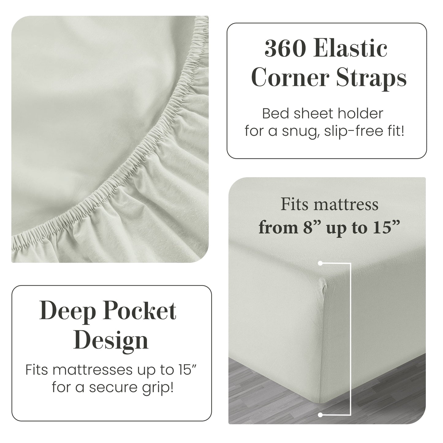 Percale Cotton Sheet Set cp-gallery: color=Mineral