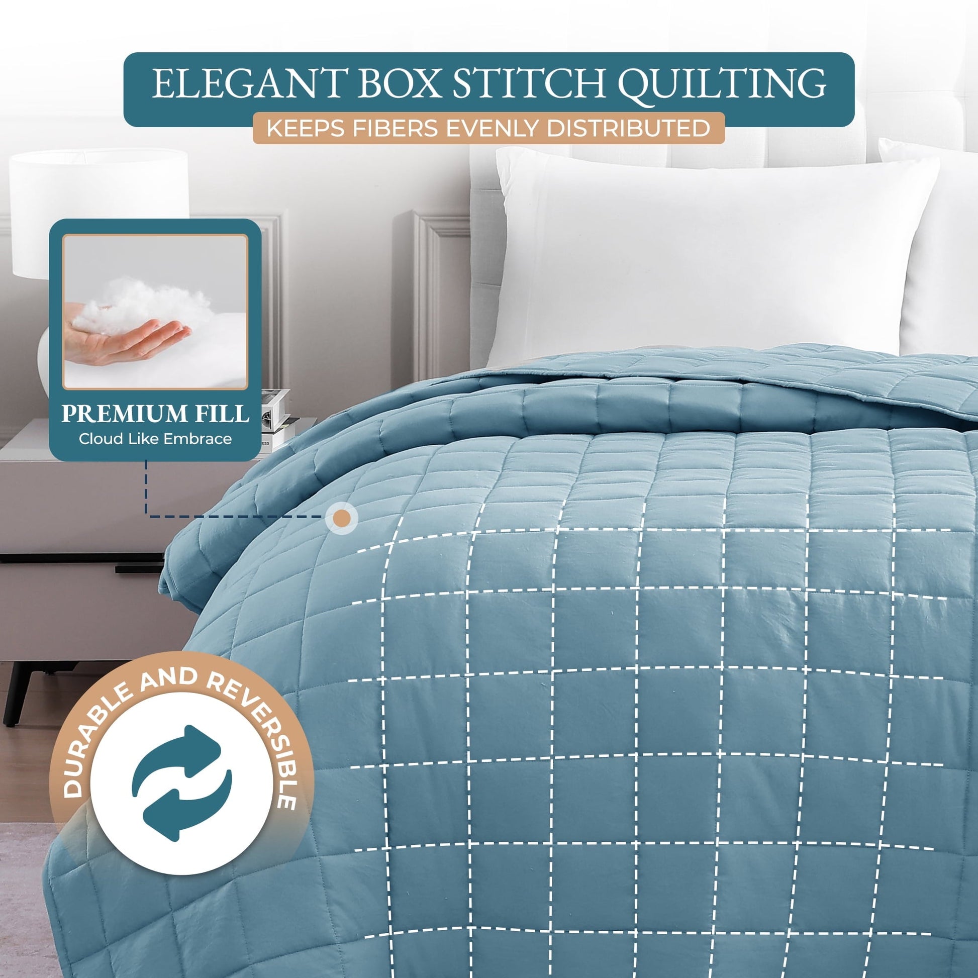 Quilted Bed Blanket