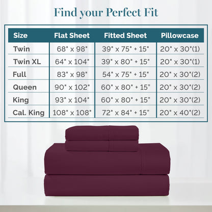 450 Thread Count Cotton Sheet Set cp-gallery: color=Windsor Wine