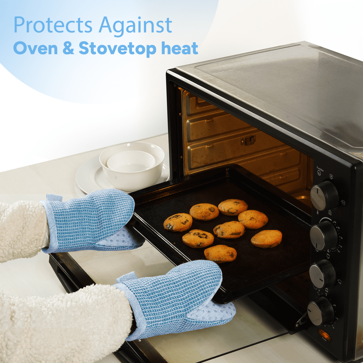 Kitchen Set - Oven Mitts, Pot Holders & Towels cp-gallery: color=Cornflower