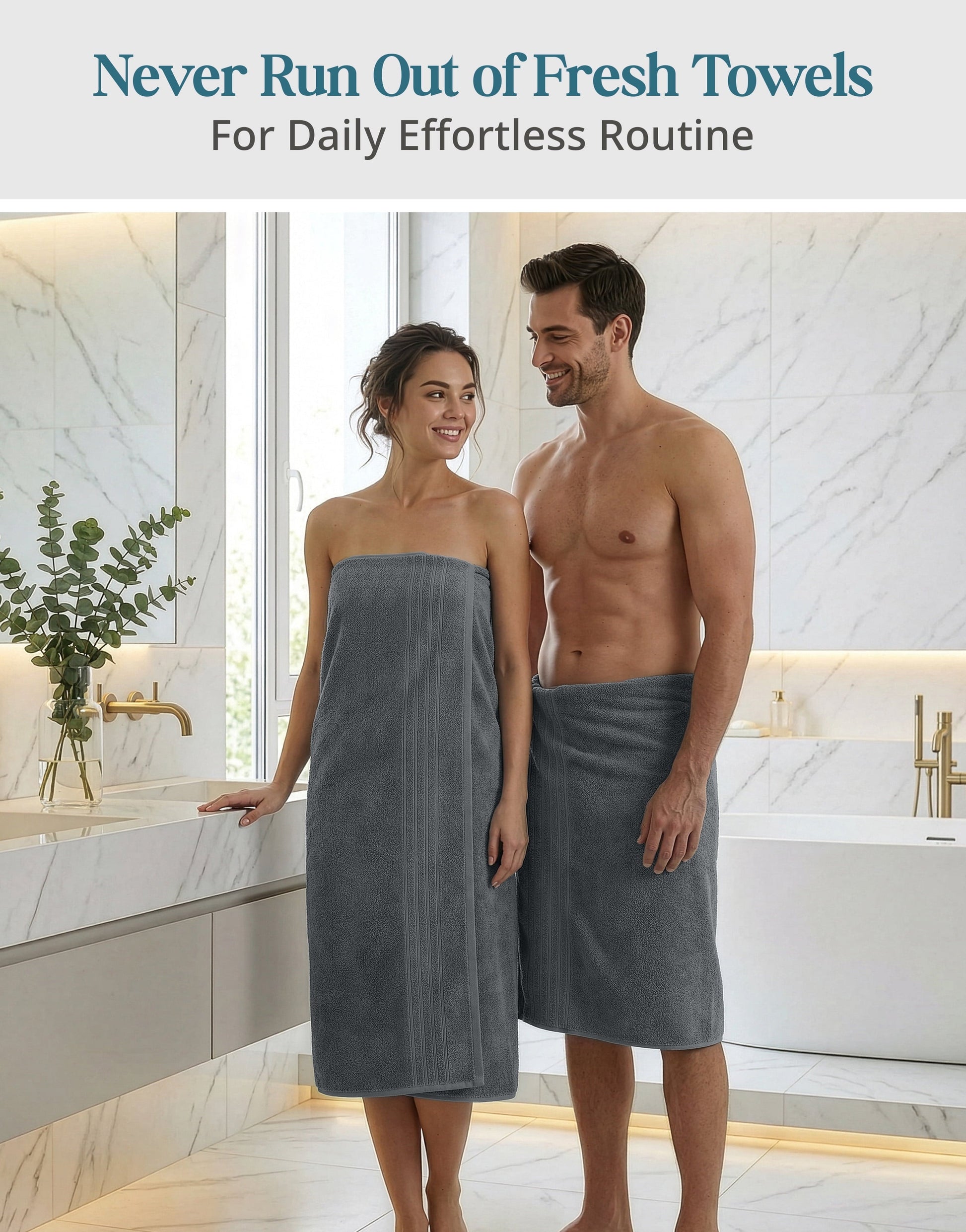 4-Piece Oversized Bath Sheets Set