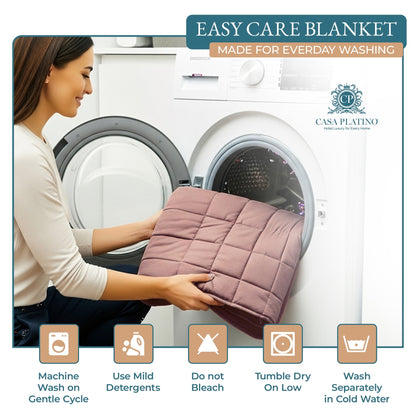 Quilted Bed Blanket cp-gallery: color=Sepia Rose