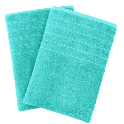 2-Piece Oversized Bath Sheets Set cp-gallery: color=Aqua Sky; size=2 Piece Set