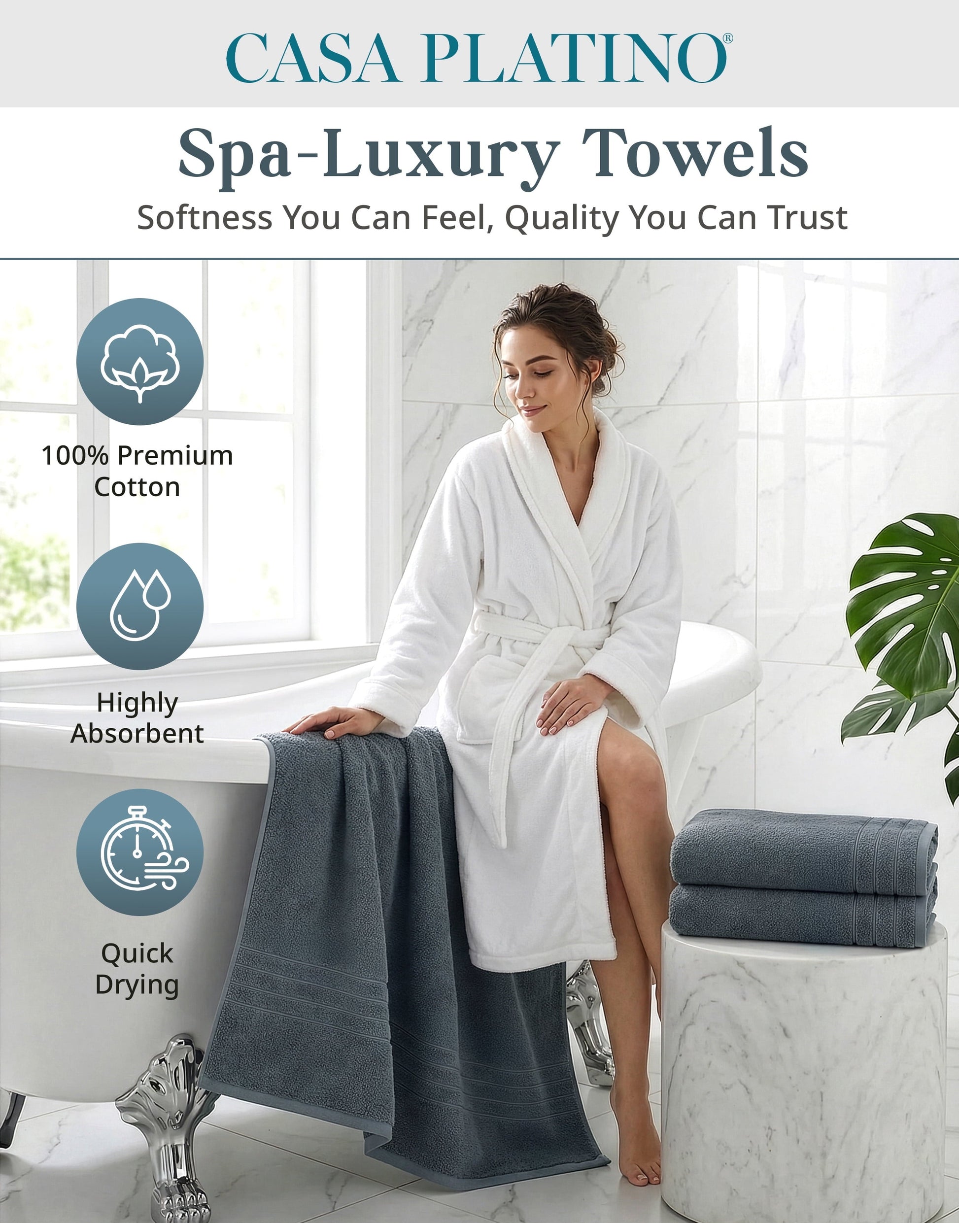 2-Piece Oversized Bath Sheets Set