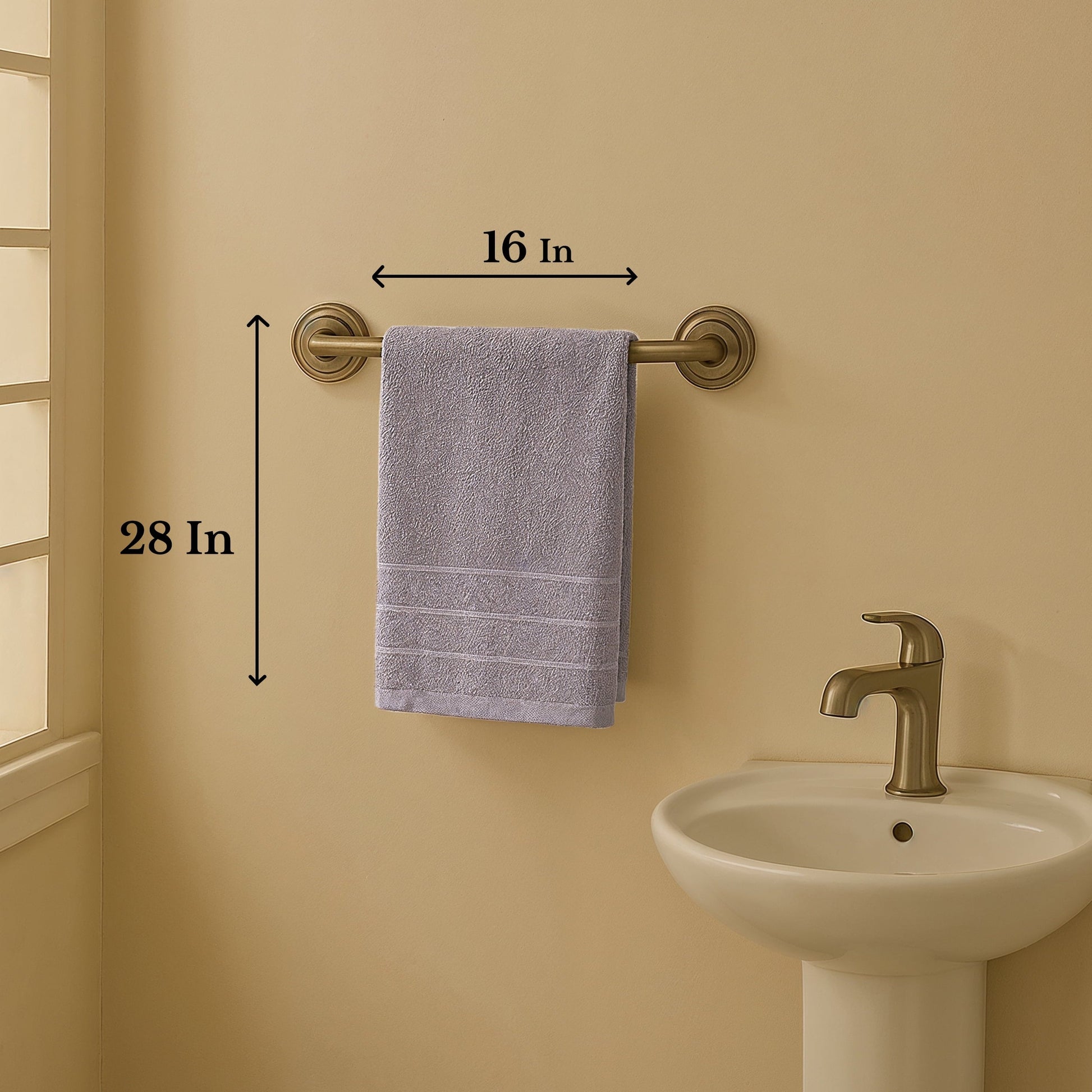 4-Piece Cotton Hand Towels Set