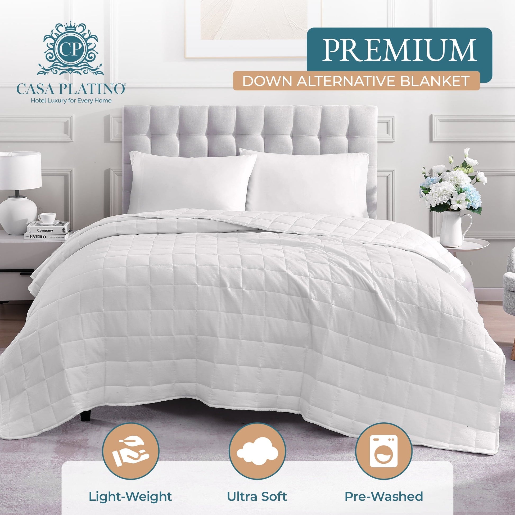 Quilted Bed Blanket
