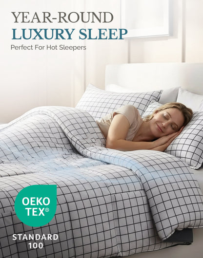 Down-Alternative Comforter cp-gallery: color=Window Pane; size=King
