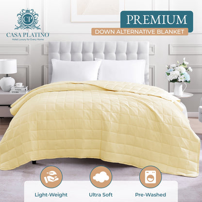 Quilted Bed Blanket cp-gallery: color=Vanilla