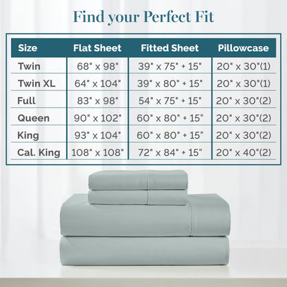 450 Thread Count Cotton Sheet Set cp-gallery: color=Ballad Blue; size=California King