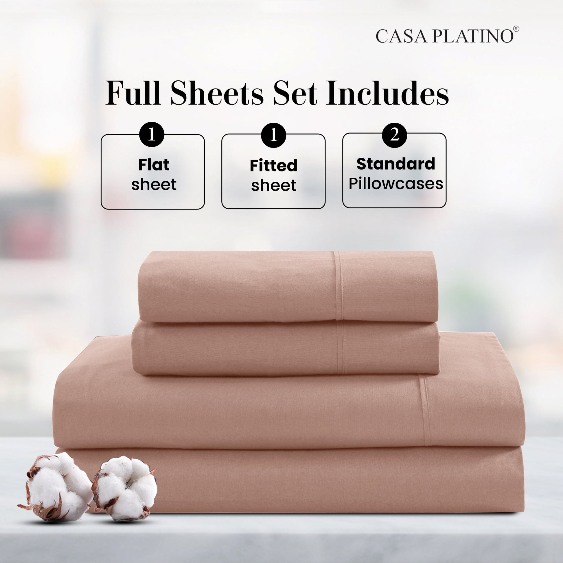 Percale Cotton Sheet Set