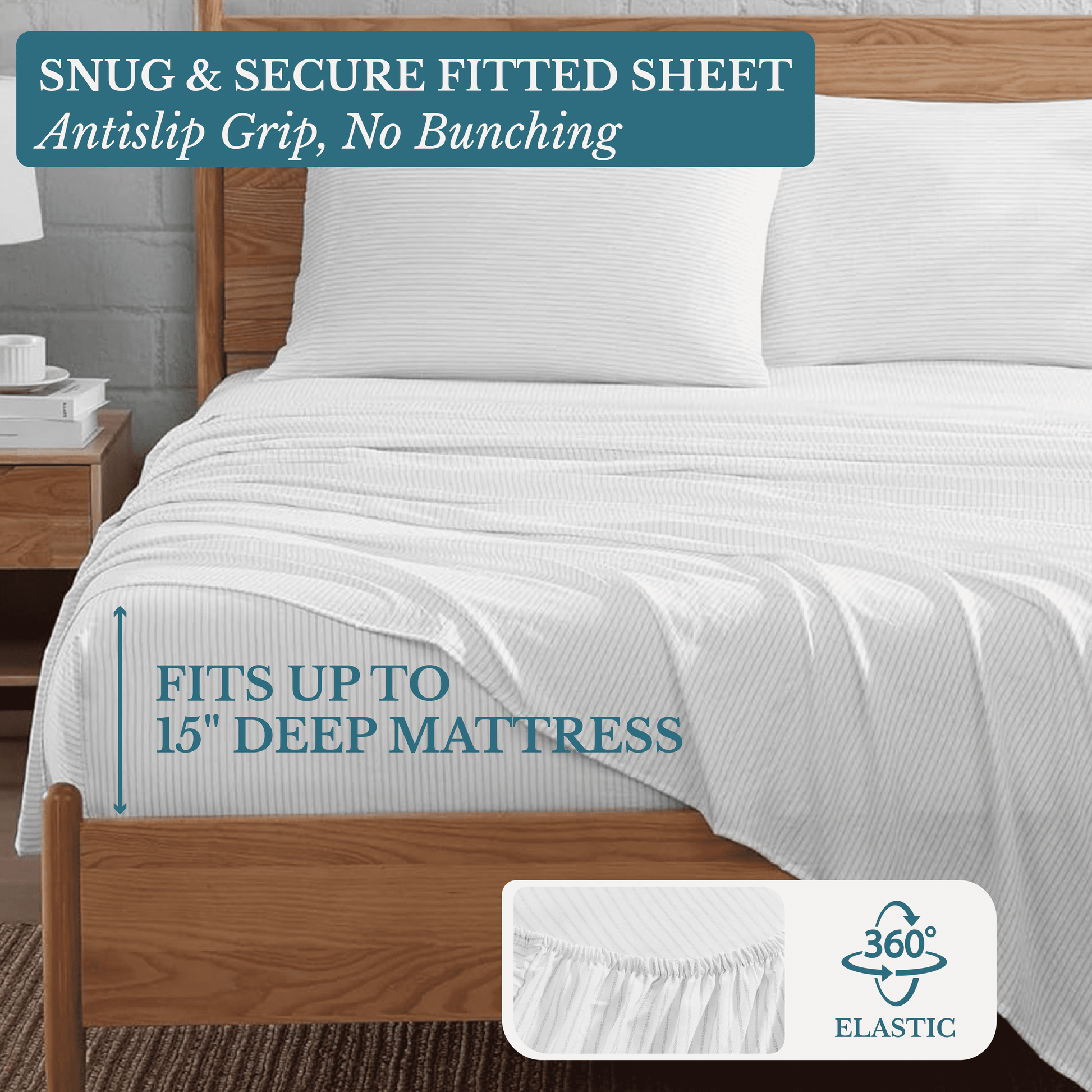 Washed Microfiber Sheet Set