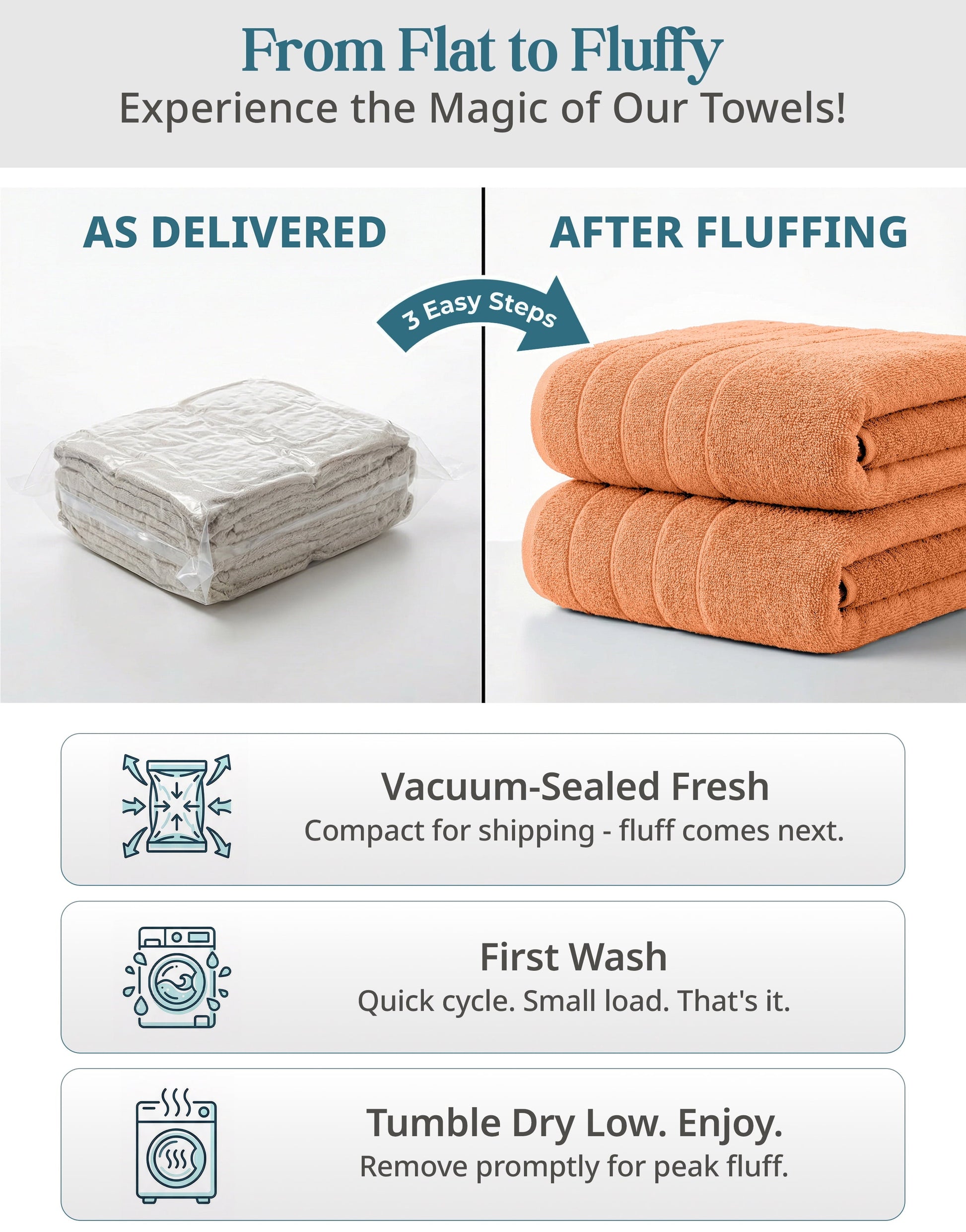 24-Piece Cotton Bath Towel Set