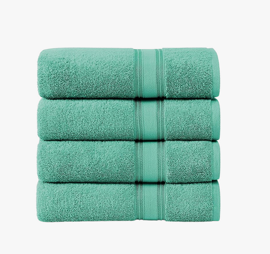4 Piece Towel set-Teal