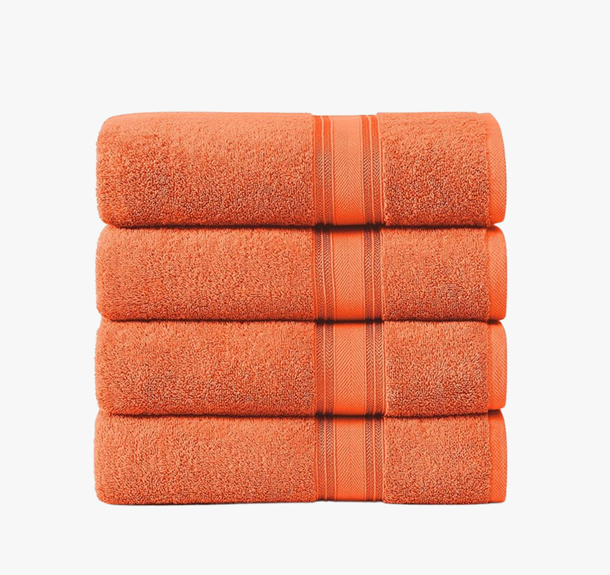 4 Piece Towel set-Tiger Lily